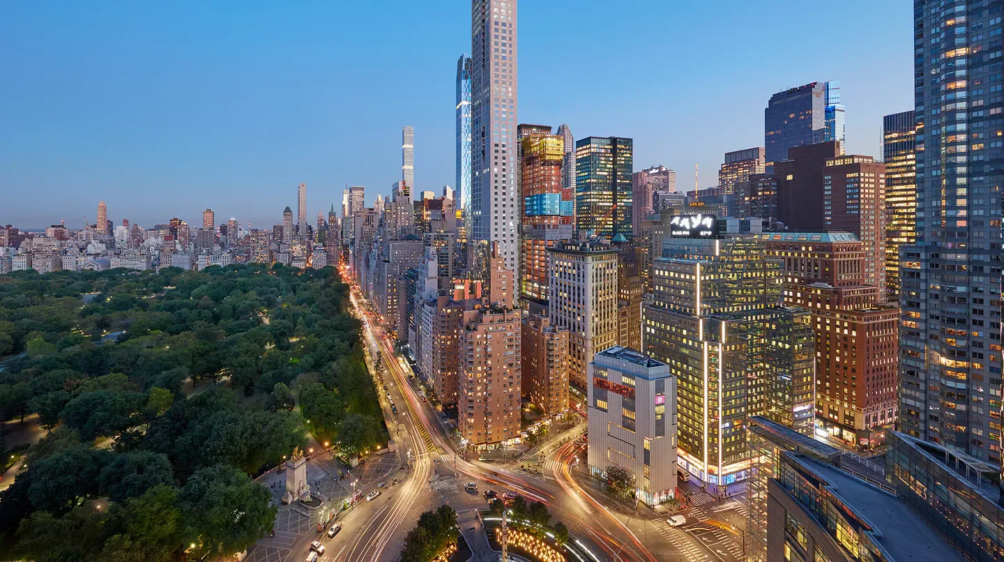 Mandarin Oriental, New York, offers stunning city views of New York City and Central Park.