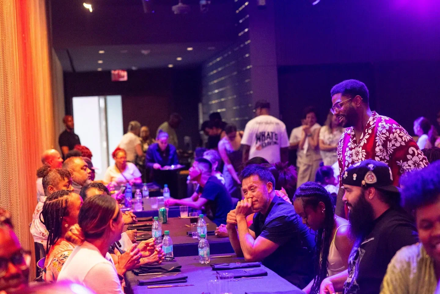 Dining at Tatiana, luxury venue in New York City, with guests enjoying the night